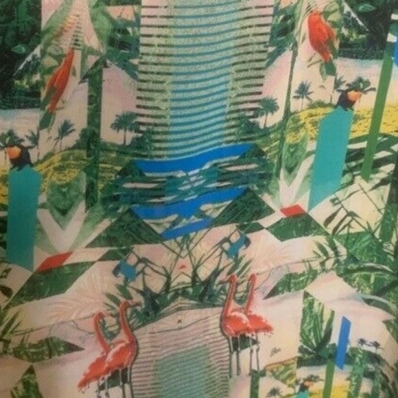 Nicole by Nicole Miller Flamingo Sleeveless Maxi - Picture 6 of 6